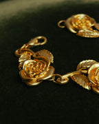 “KENZO” 90’s-00’s sculptural rose motif bracelet