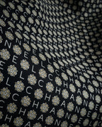 “CHANEL” 90’s-00’s Camellia logo silk scarf