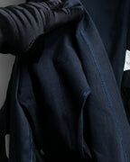 "BALENCIAGA" Polka dot flying squirrel silhouette bow tie dress