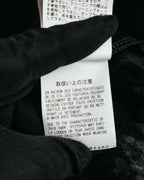 -SPECIAL- "Y’s" 2025's Discharge printed velvet long coat