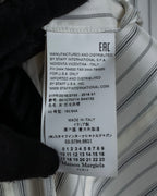 "MAISON MARGIELA" 16SS bowtie design striped long shirt