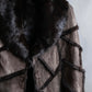 "GIVENCHY" Fur & leather used reversible short shawl collar jacket