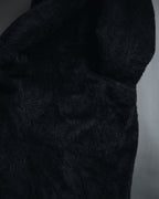 Max Mara 00年代-10年代系带羊驼毛绒毛连帽大衣