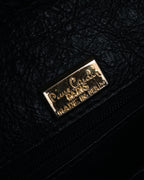 “pierre cardin” 80’s-90’s Ostrich leather structured doctor bag
