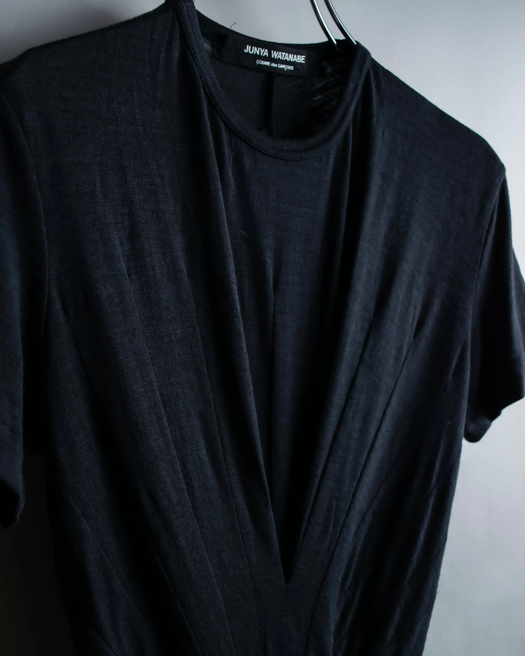 “JUNYA WATANABE” narrow waist  lame designed hem long dress