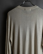 "BALENCIAGA" Diamond pattern argyle twill crew neck knit