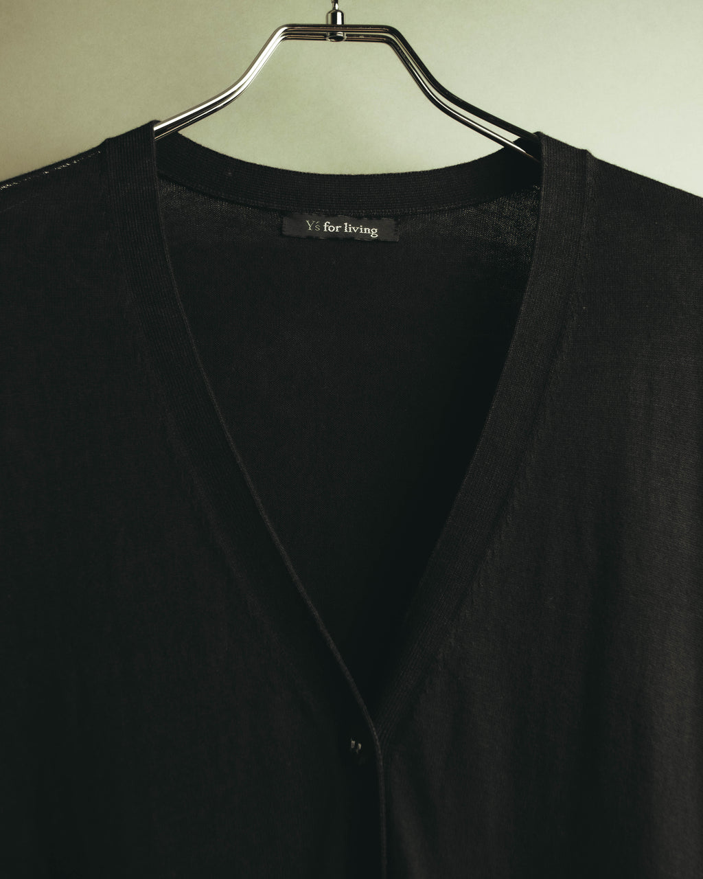 “Y’s for living” Late 2010’s-early 2020’s Draped cotton button-front long dress