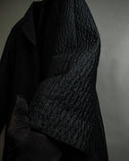 "DRIES VAN NOTTEN" Relief  jaguard uneven design chester coat