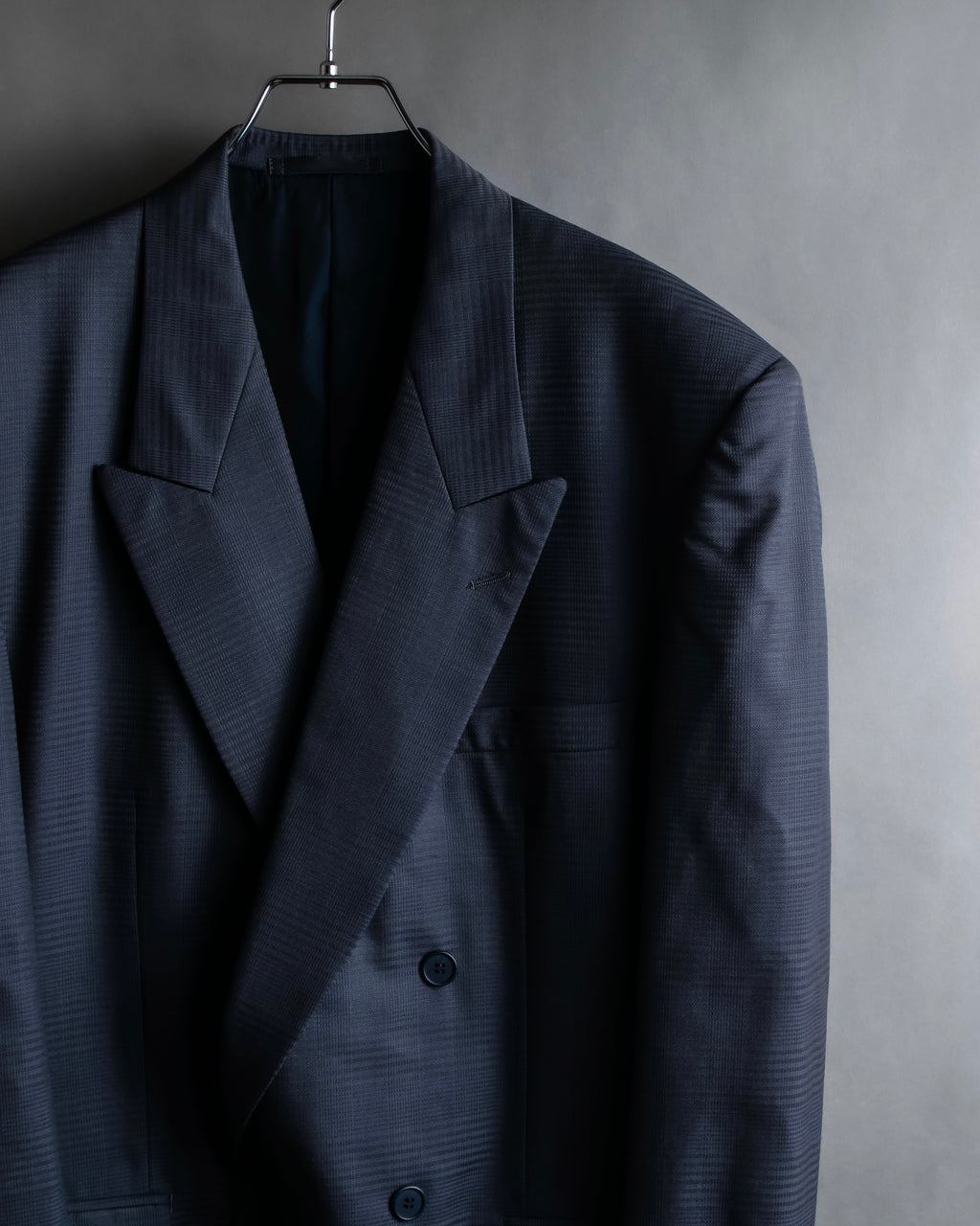 "CHRISTIAN DIOR MONSIEUR"
Shadow check pattern structured set up