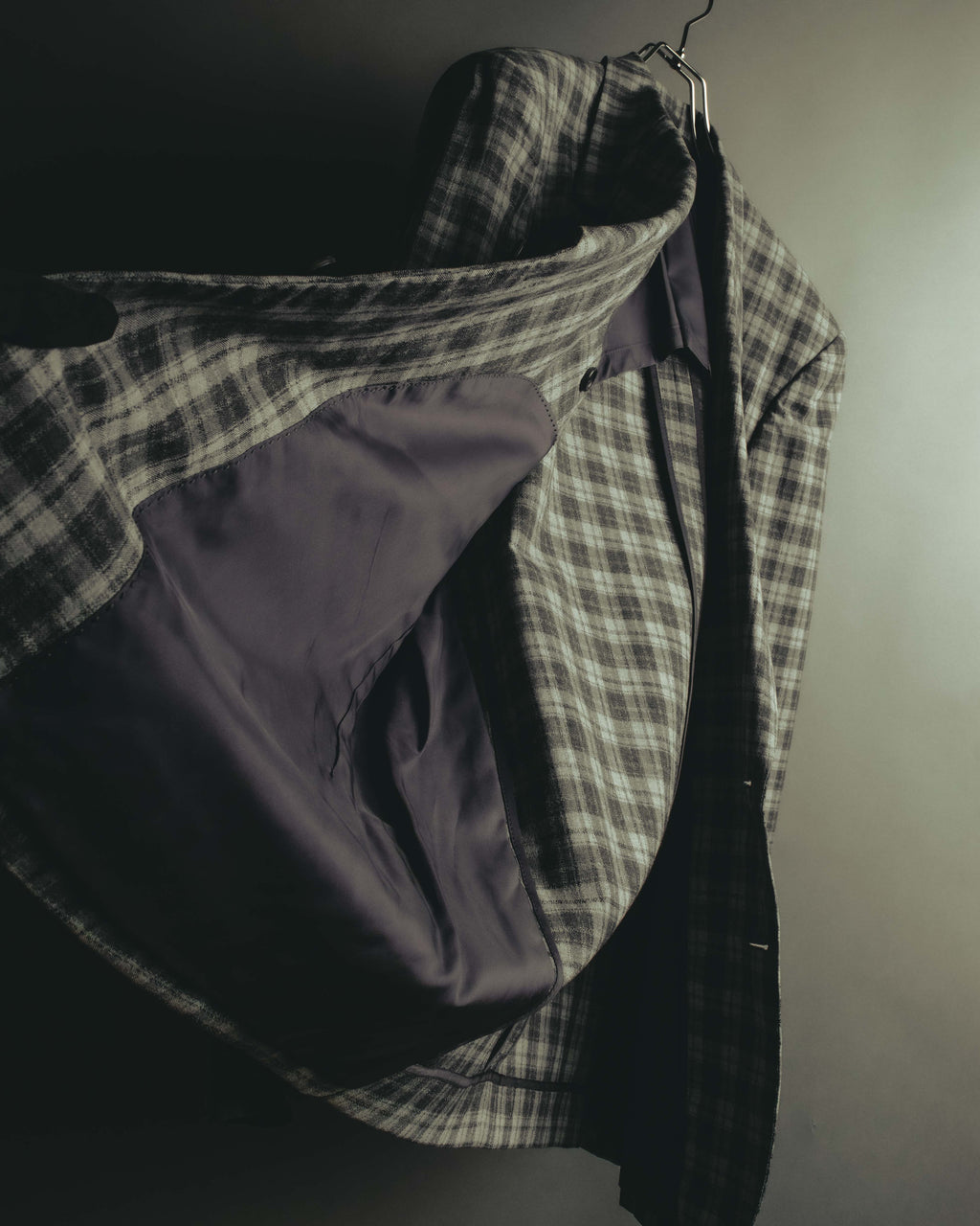 "COMME des GARÇONS HOMME" 90's Plaid wool blazer