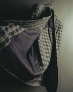 "COMME des GARÇONS HOMME" 90's Plaid wool blazer