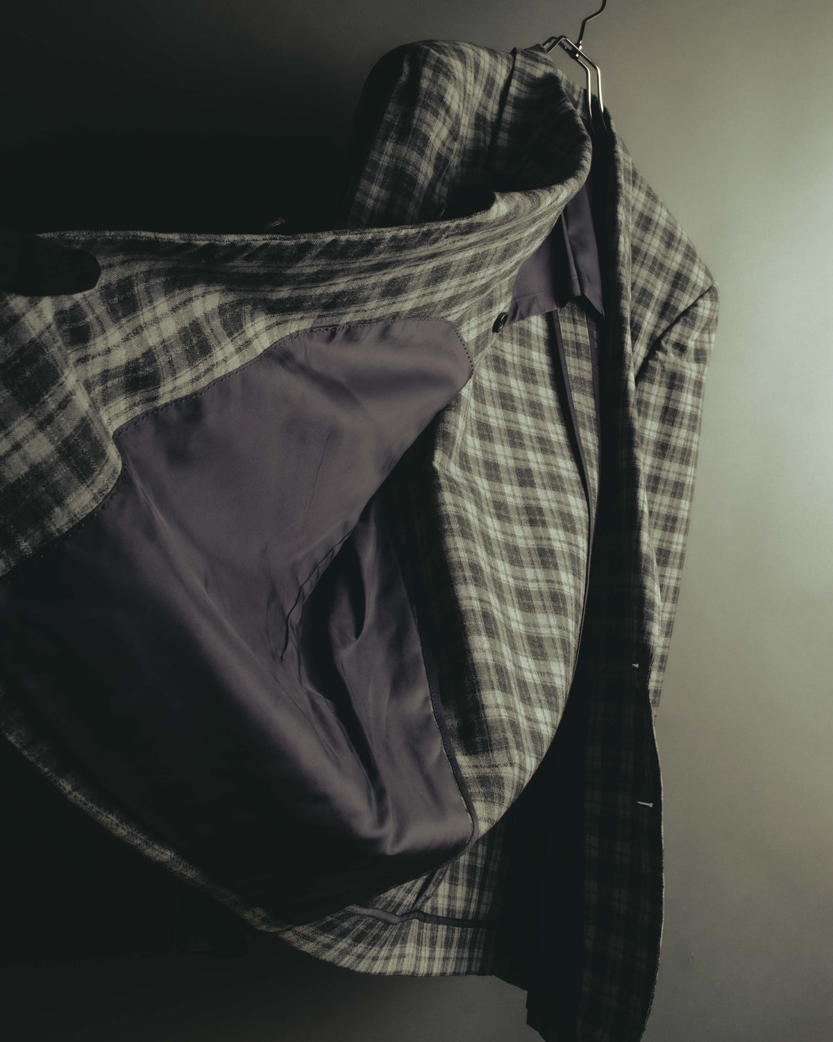 "COMME des GARÇONS HOMME" 90's Plaid wool blazer