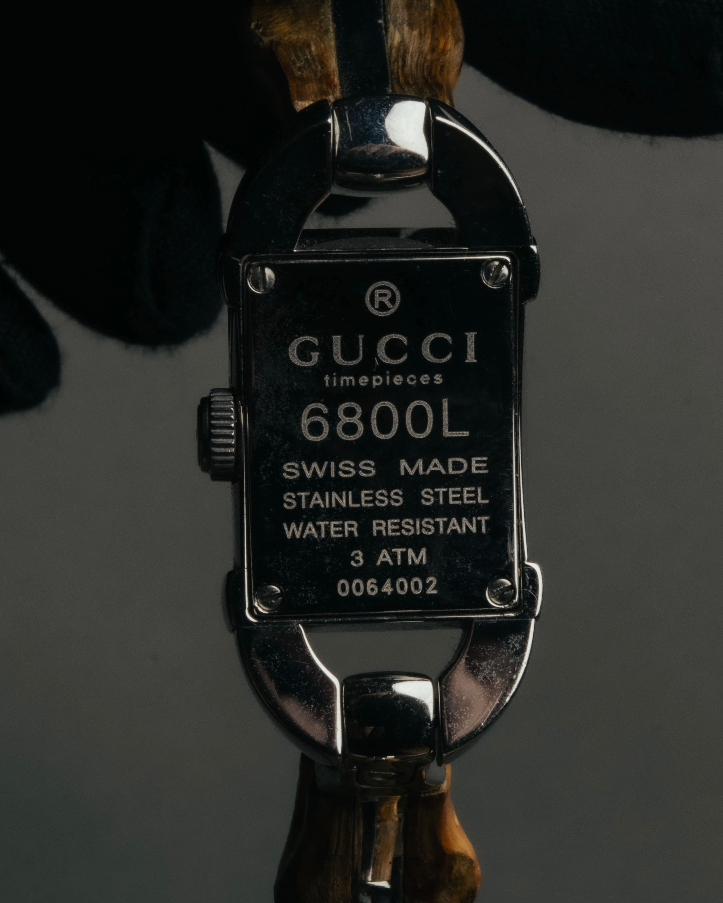 “GUCCI“ 00’s Bamboo bangle watch