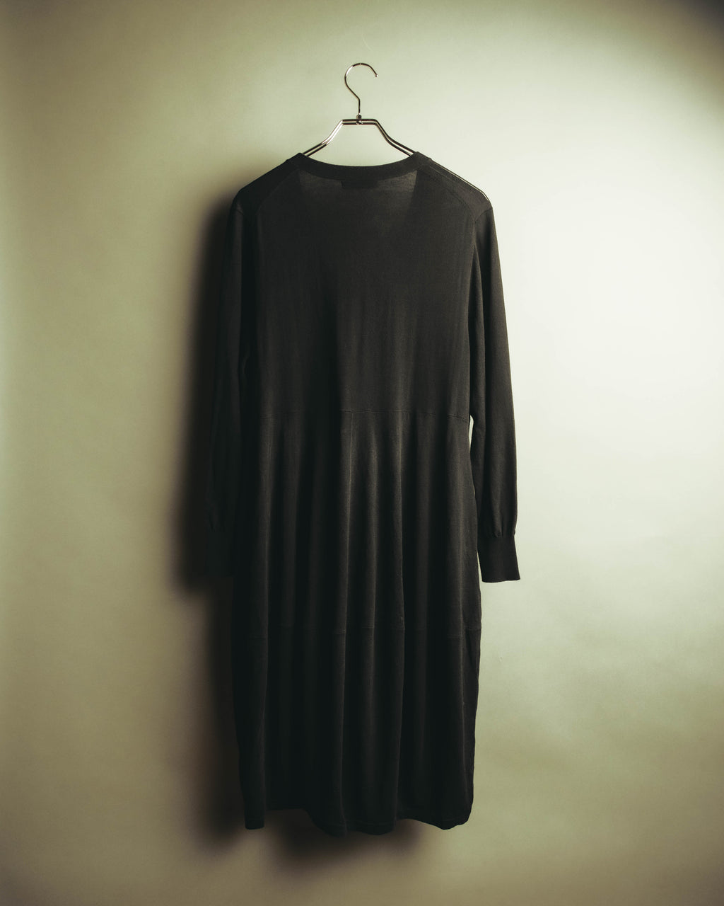 “Y’s for living” Late 2010’s-early 2020’s Draped cotton button-front long dress