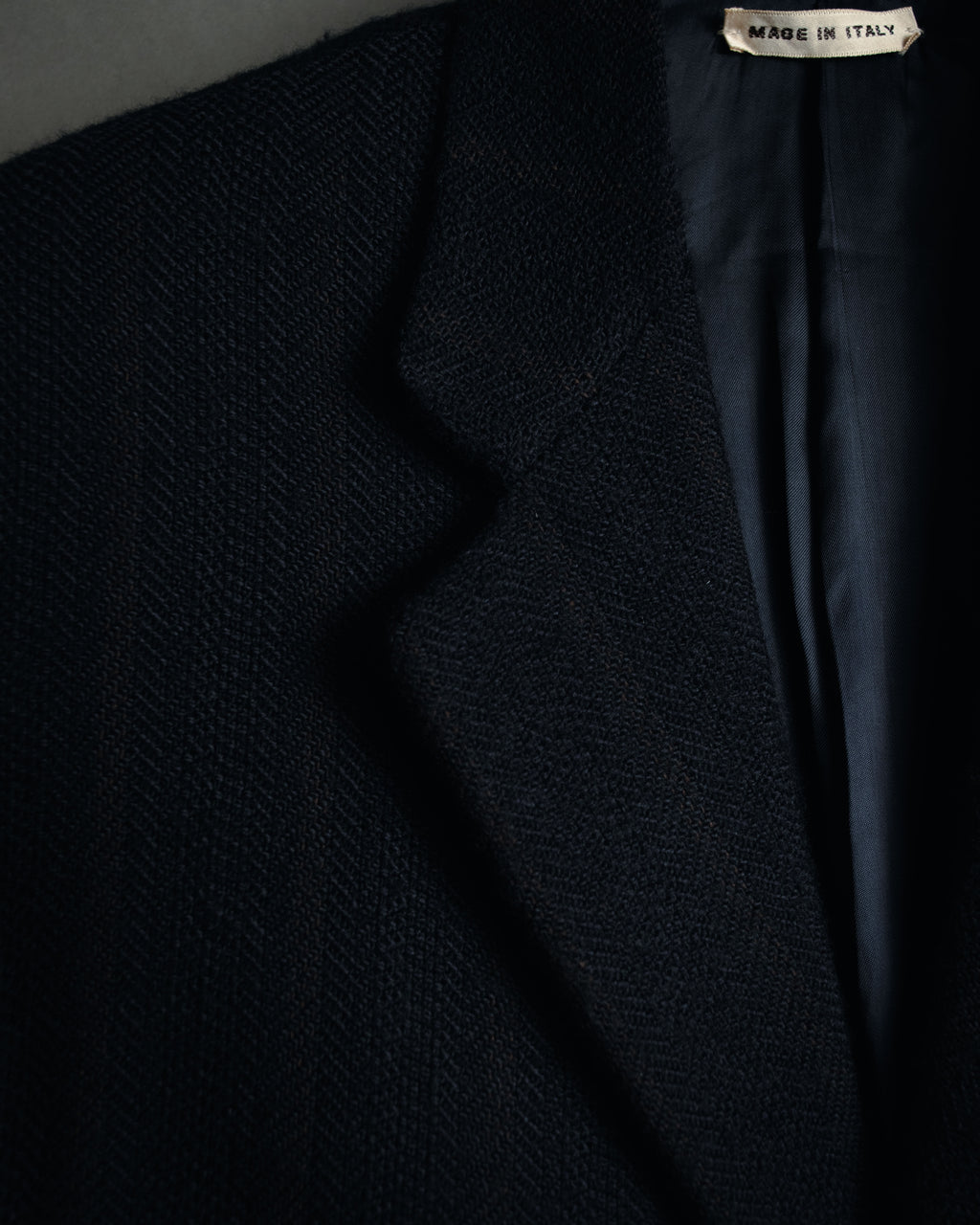 "HERMES" 90’s cashmere blend heritage vip limited tailored jacket