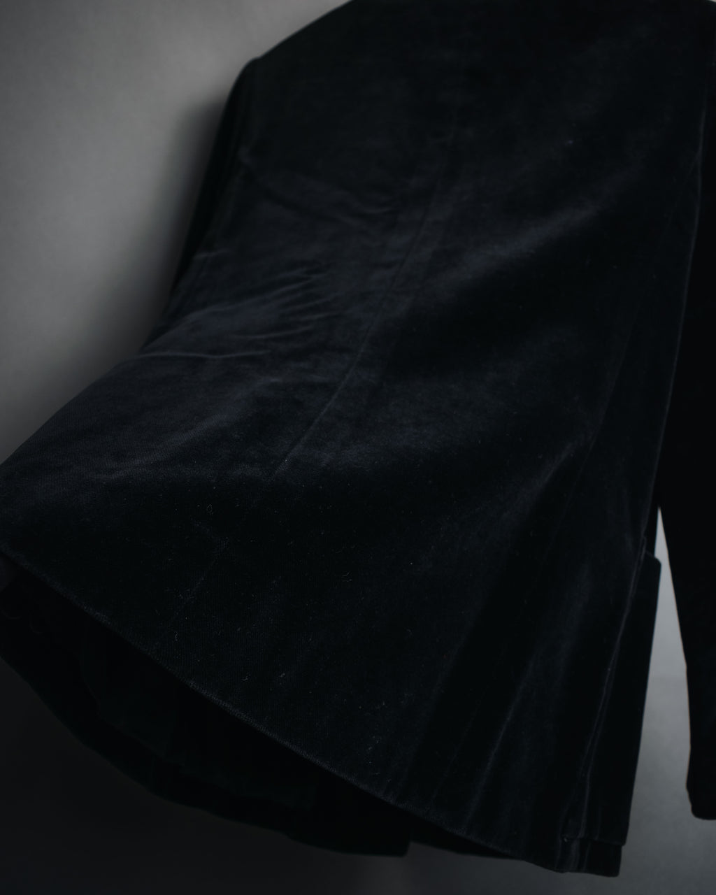 "Christian Dior" 80’s-90’s Silk velvet power tailored jacket