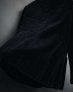 "Christian Dior" 80’s-90’s Silk velvet power tailored jacket