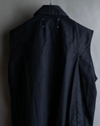 "MAISON MARGIELA" 13SS Panel design sleeveless black shirt