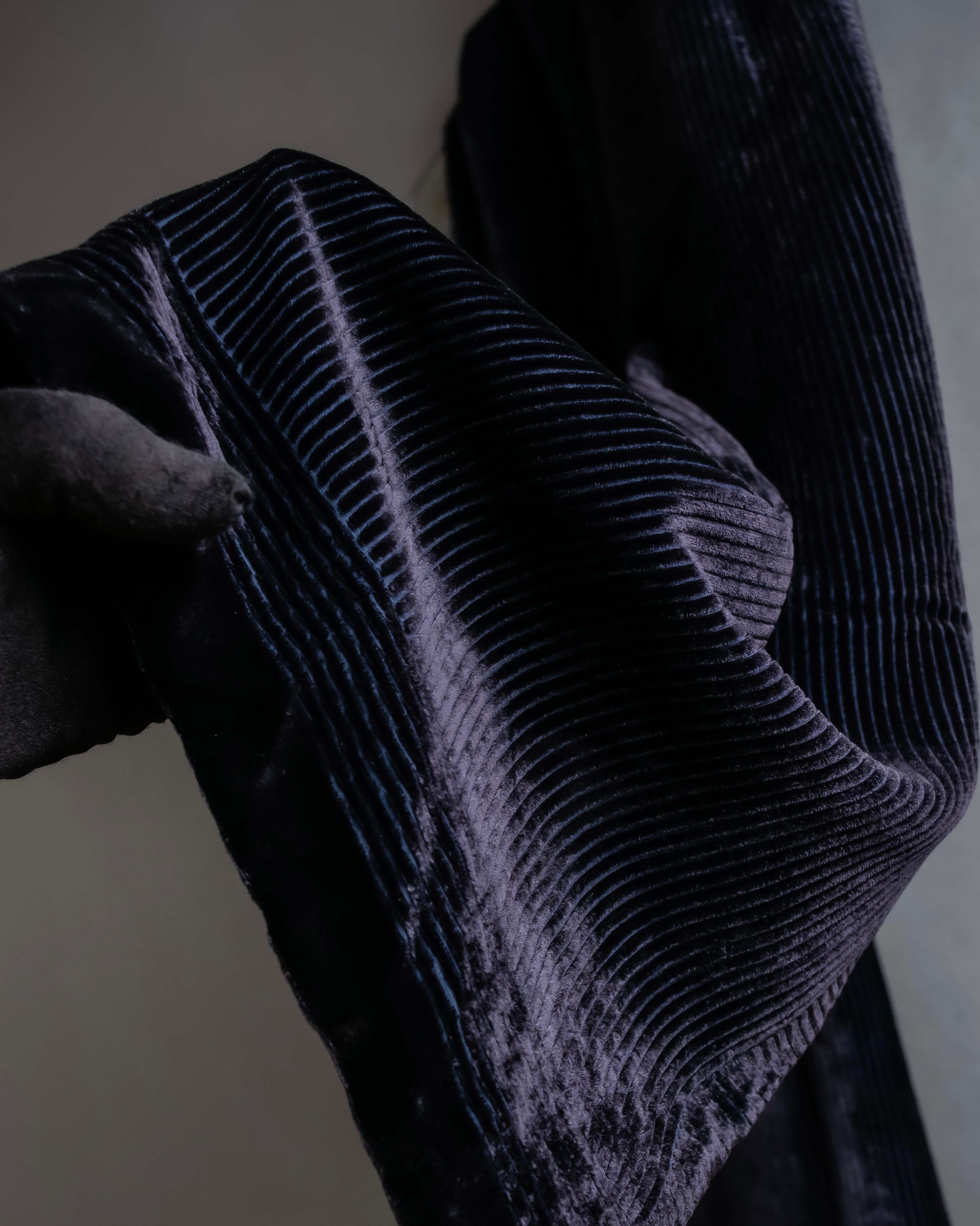 "GUCCI" Shaded pile silk blend long stole