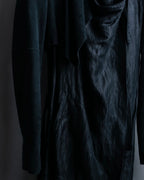 "HELMUT LANG" wrapped leather coat