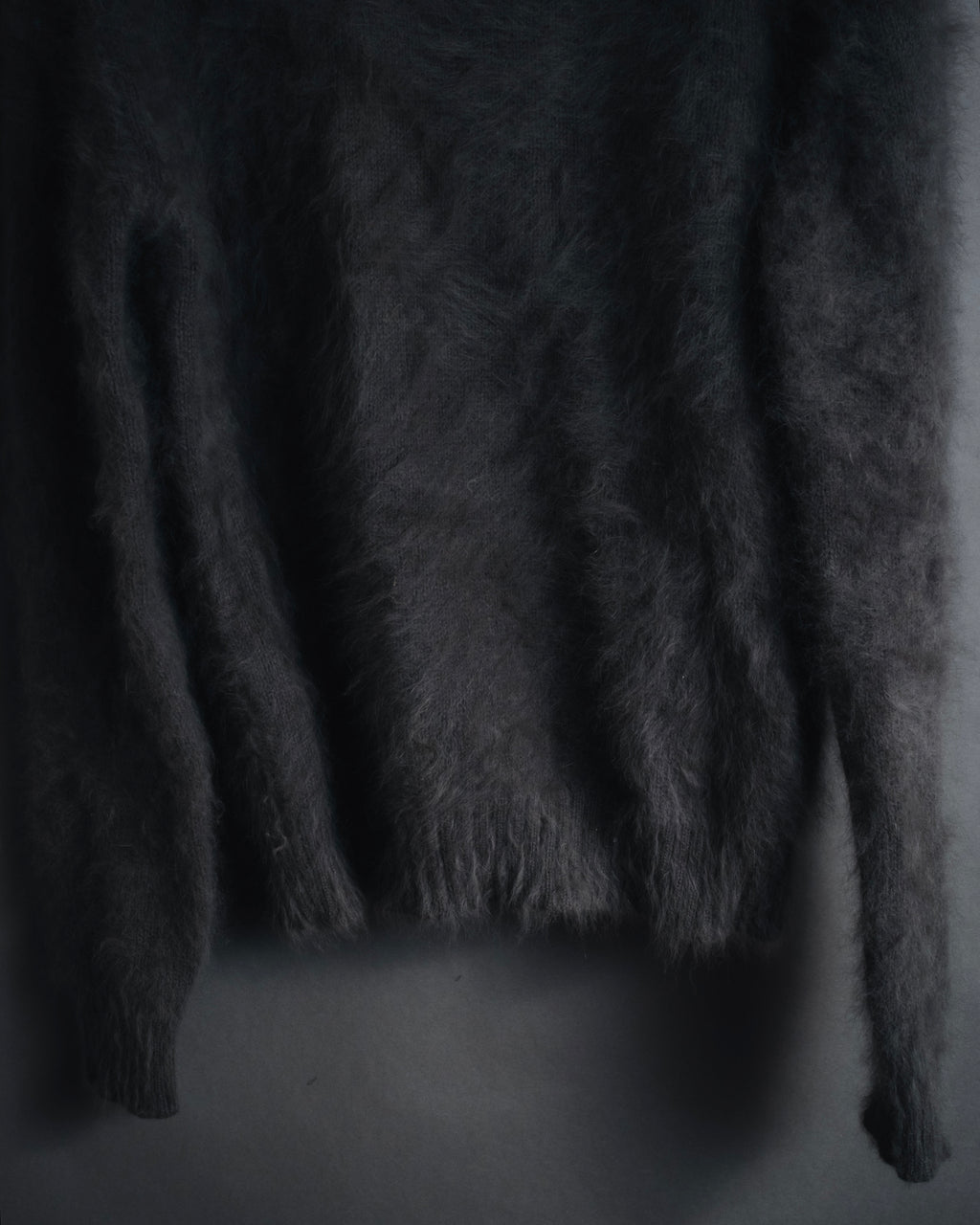 "GUCCI" 2010-11 angora blend brushed crewneck knit