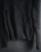 "GUCCI" 2010-11 angora blend brushed crewneck knit