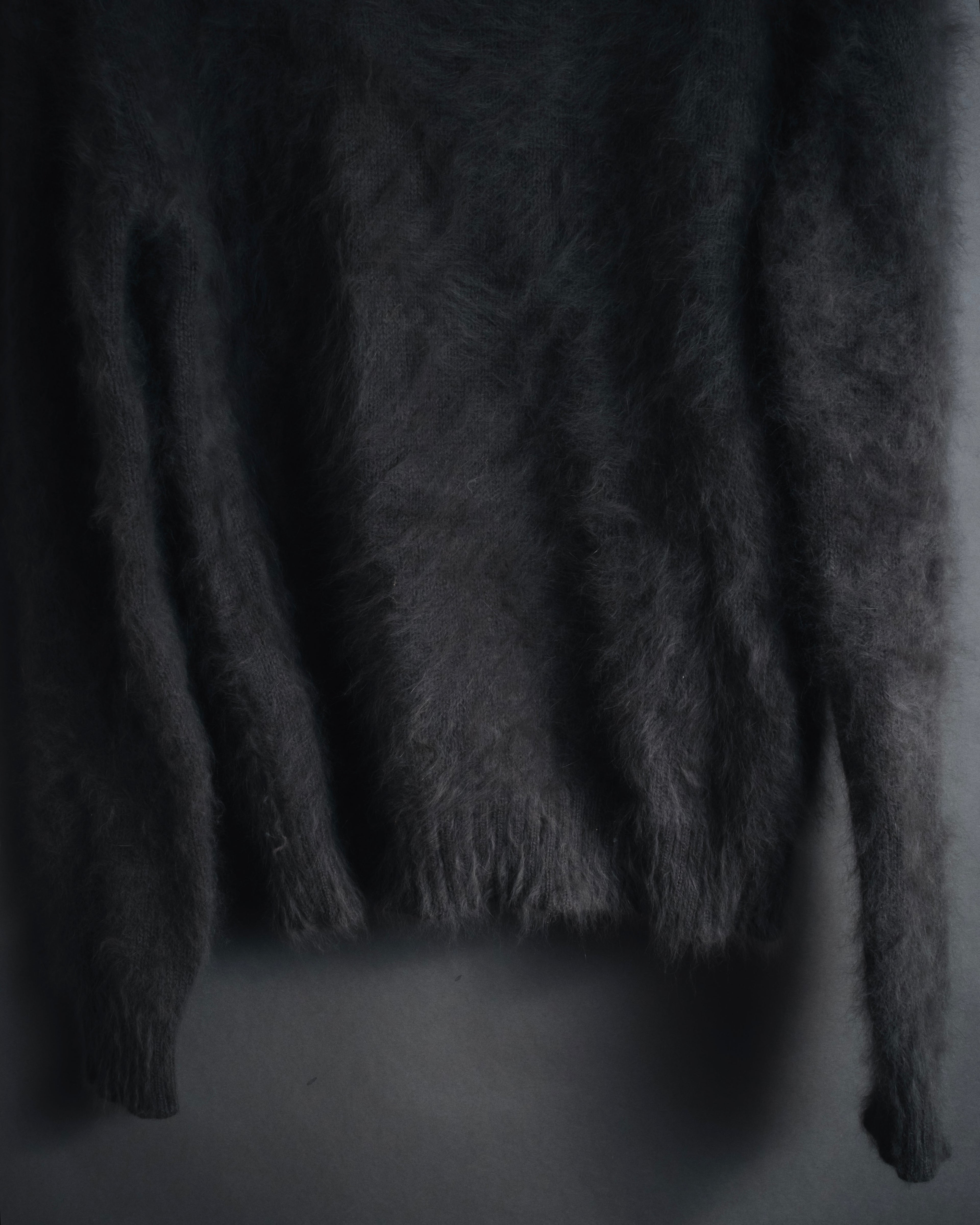 "GUCCI" 2010-11 angora blend brushed crewneck knit