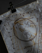 "HERMES" La Musique des Sphères petit carre scarf