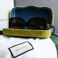 "GUCCI" Geometric frame Interlocking G sunglasses