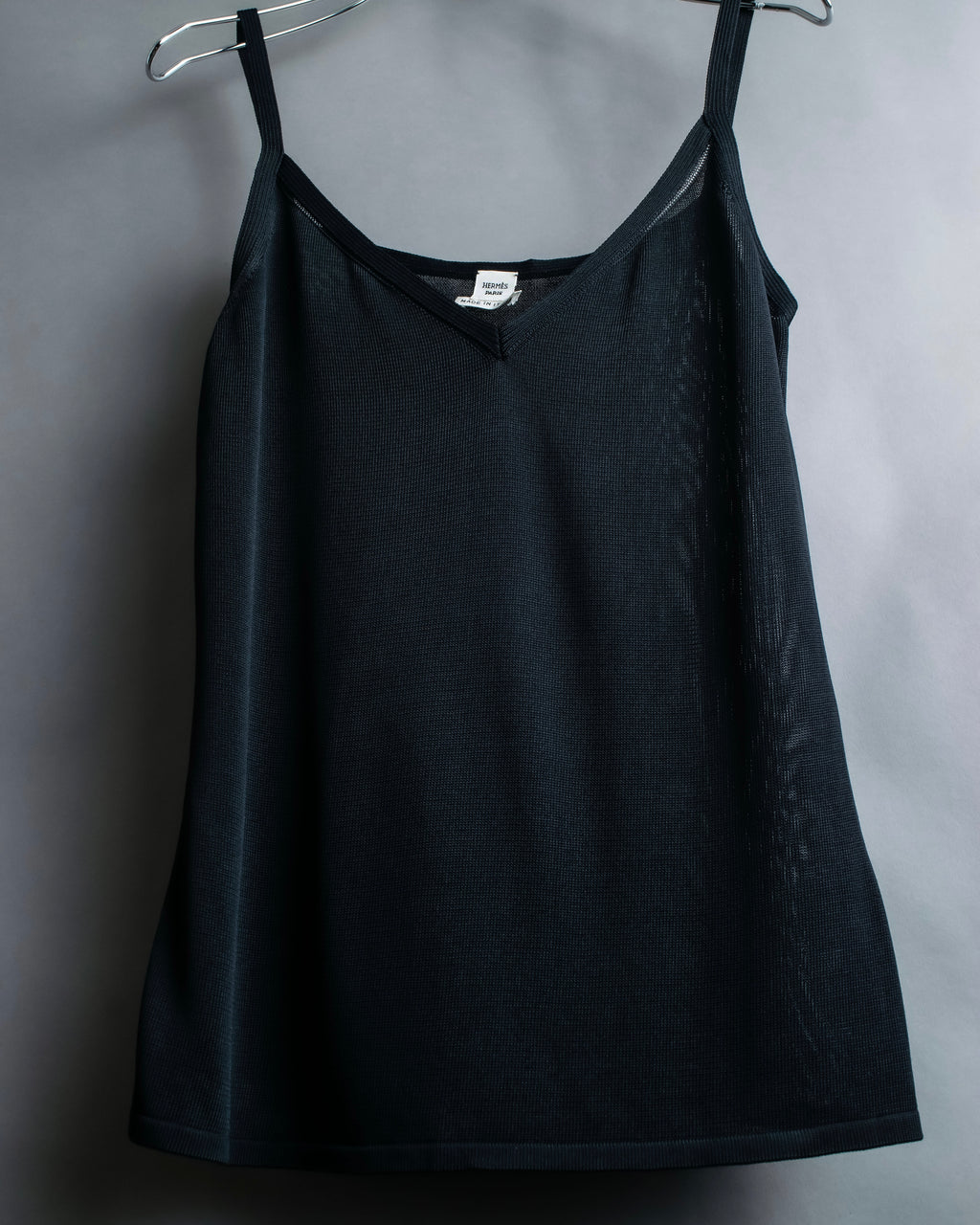 "HERMES" Sheer rayon mode style camisole