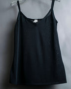 "HERMES" Sheer rayon mode style camisole