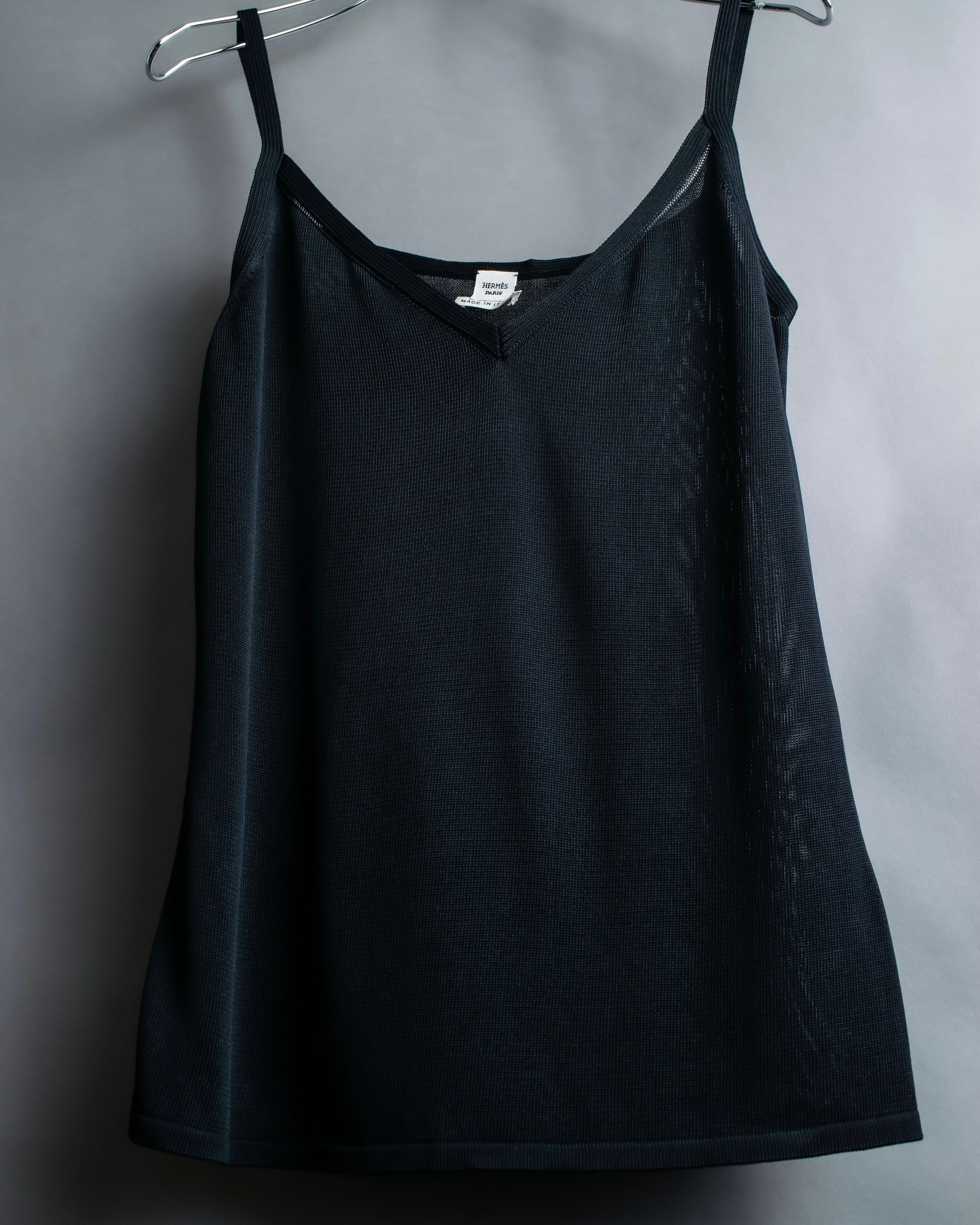 "HERMES" Sheer rayon mode style camisole