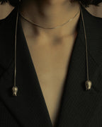"JOAQUIN BERAO" Tulip motif lariat necklace
