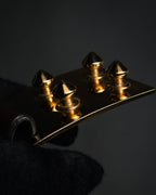 “FENDI” 2000’s FF studded sculptural leather belt