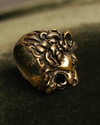 “GUCCI” 2010’s-20’s lion head sculptural ring