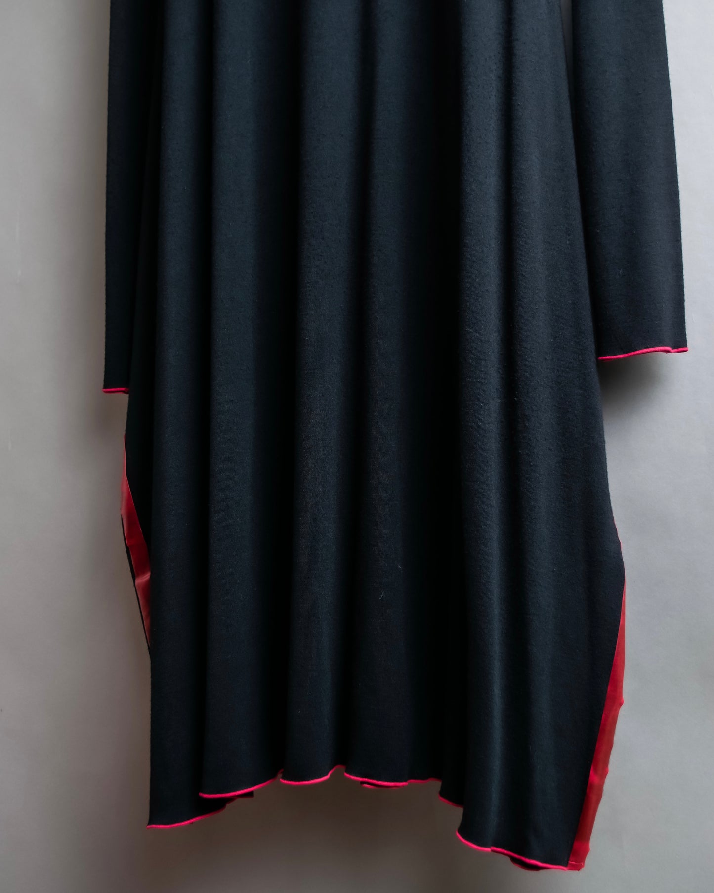 "JEAN PAUL GAULTIER" Separate drawstring design V-neck long length pullover