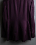 "JEAN PAUL GAULTIER FEMME"
 Beautiful purple color shaped wool tailored jacket