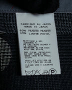 "YOHJI YAMAMOTO +NOIR" Large polka dot pattern flared skirt