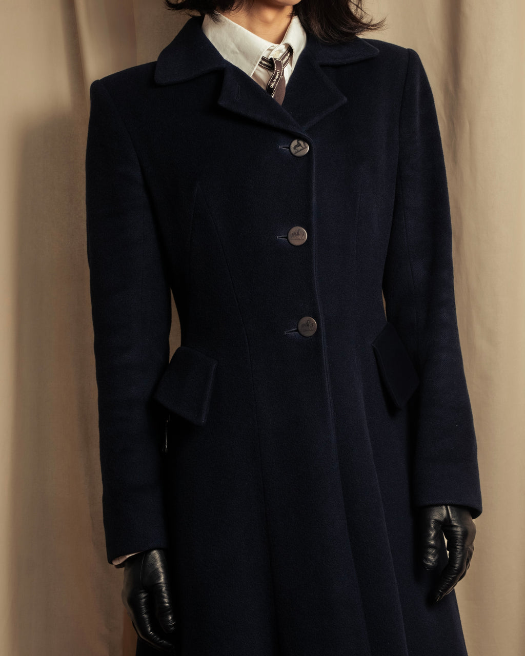 -SPECIAL- "HERMÈS Paris" 1978–1981 Atelier Prêt-à-Porter Cashmere Coat