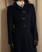 -SPECIAL- "HERMÈS Paris" 1978–1981 Atelier Prêt-à-Porter Cashmere Coat