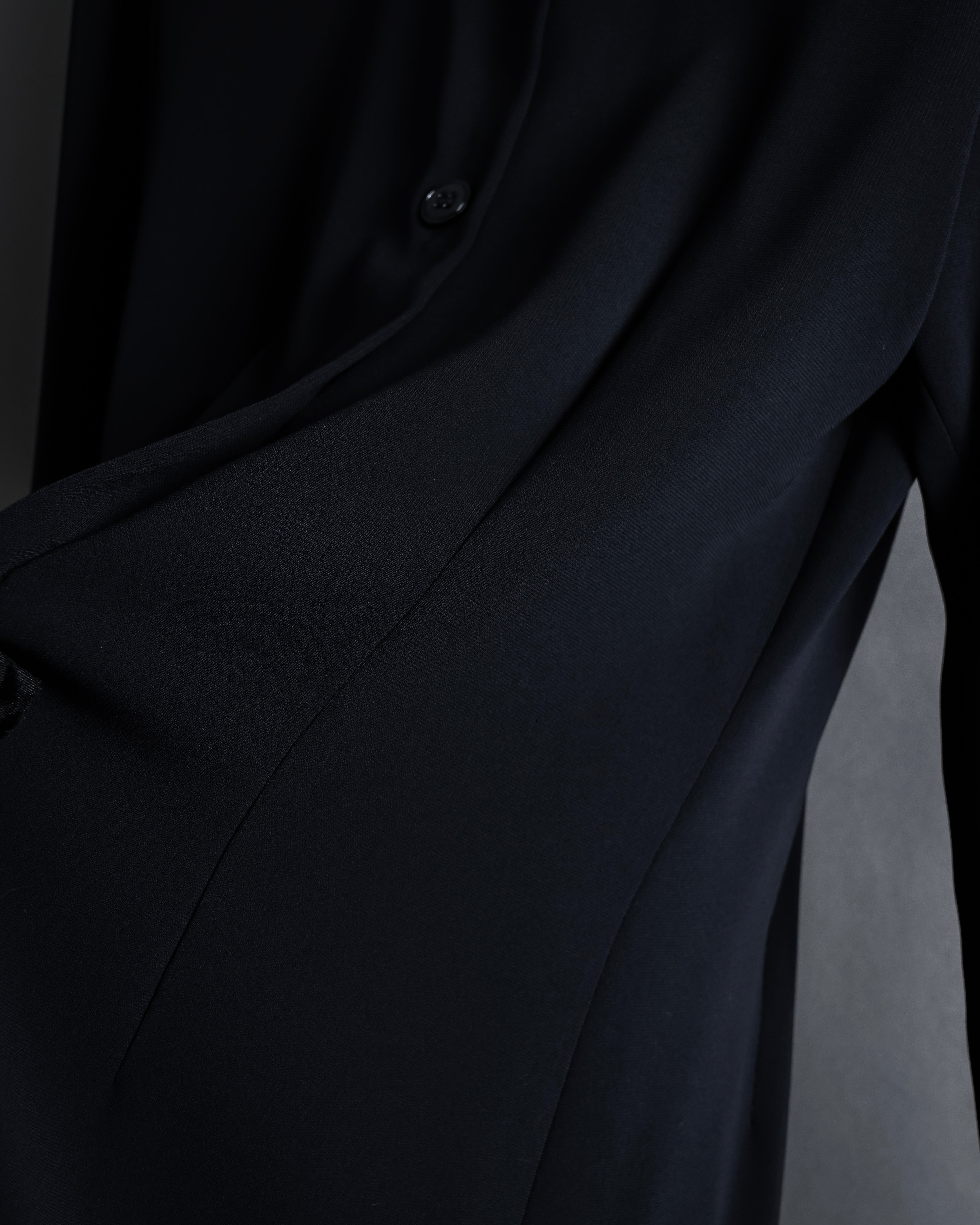 "Max Mara" 90's Refined design long shirt dress