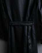 "S Max Mara" Tiered frill design belted dress