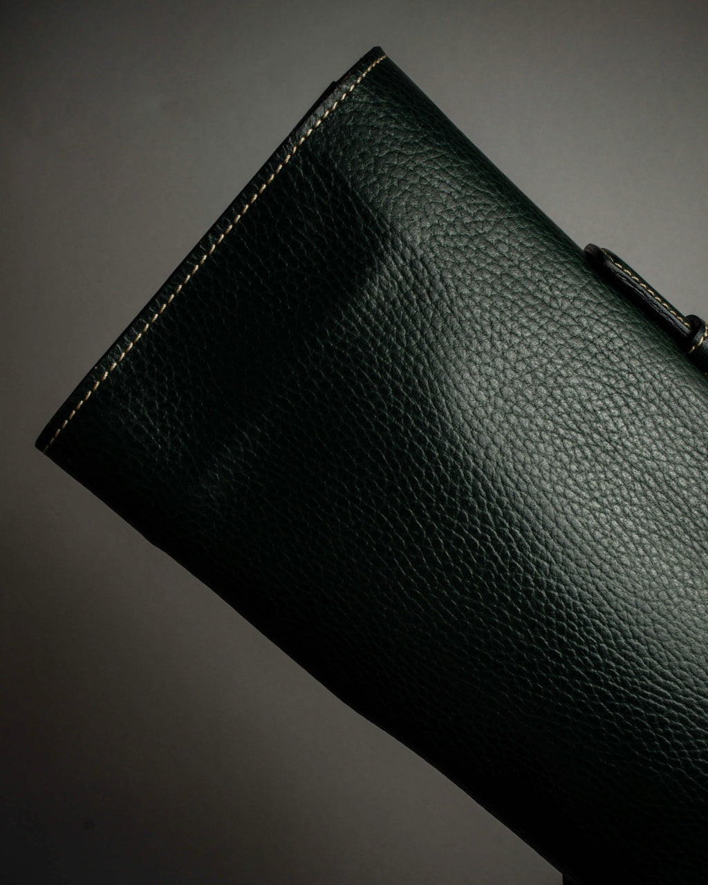 "E. MARINELLA Sottobraccio" Slide closure design 2way leather bag