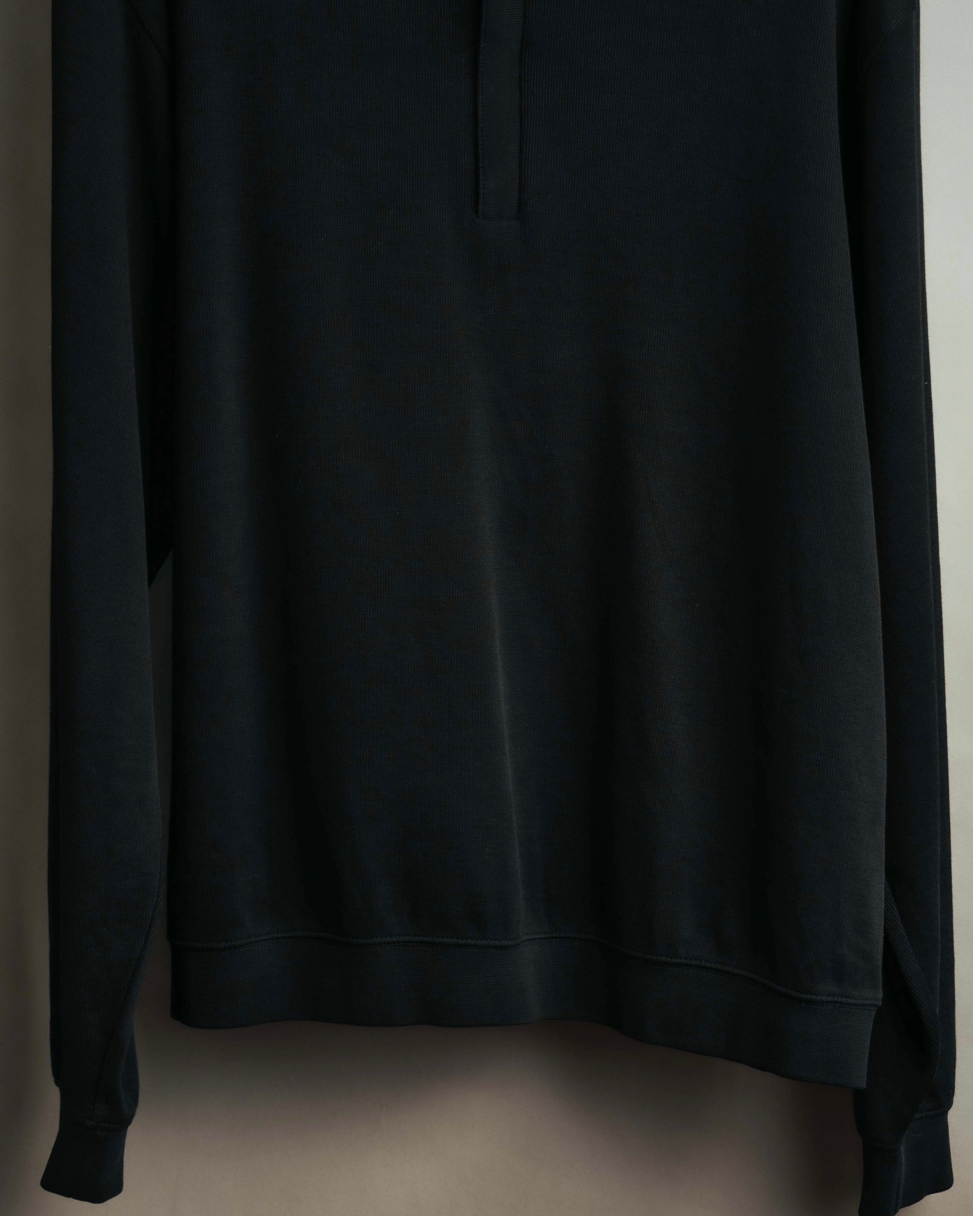 -MOOD Vintage Collections- 00’s Minimal black supima cotton knit