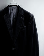 "LOUIS VUITTON" Geometric pattern velvet tailored jacket