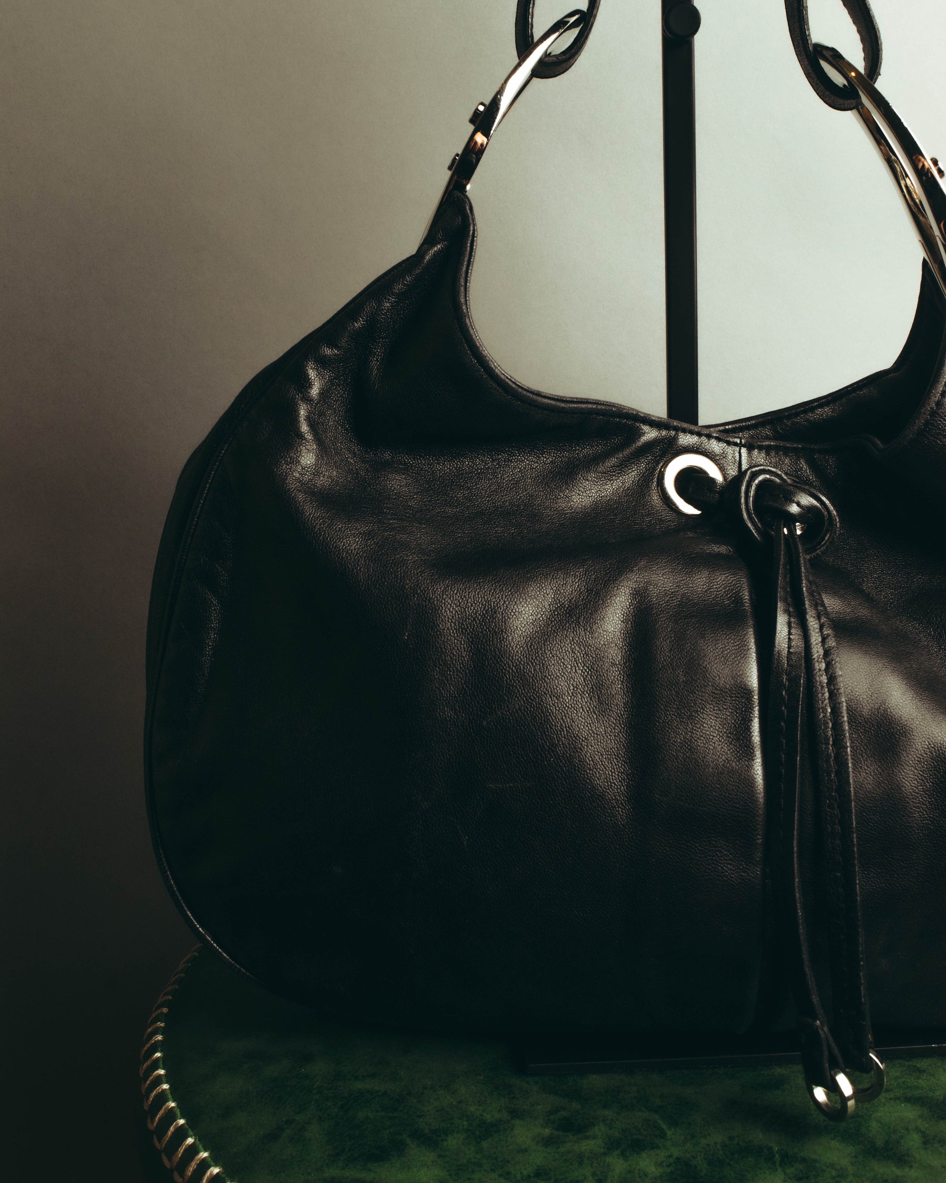 "Sergio Rossi" 00's-10's Soft leather hobo shoulder bag