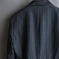 "ISSEY MIYAKE" Different material switching design shape pattern tailored jacket