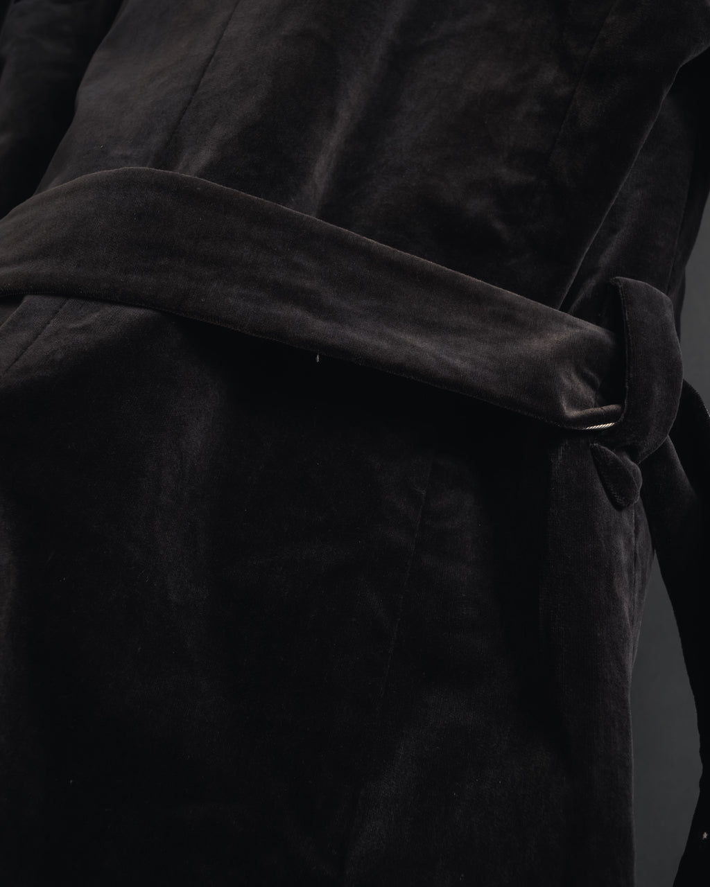 -SPECIAL- "JIL SANDER"
90’s-00’s Architectural cotton velvet belted coat