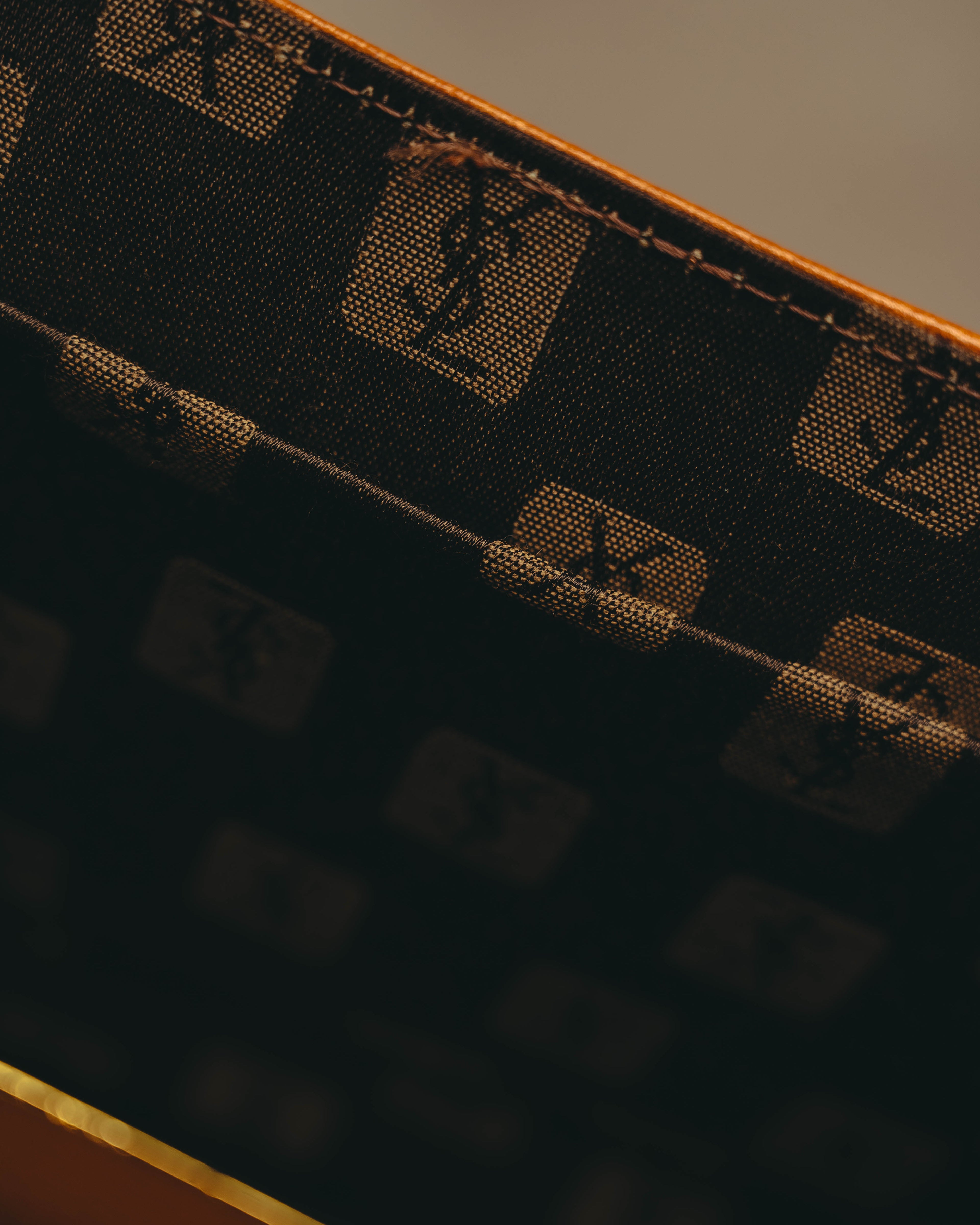 "Yves Saint Laurent" 70's-80's Cognac leather top handle bag