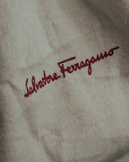 “Salvatore Ferragamo” 90’s-00’s Gancini leather top handle shoulder bag